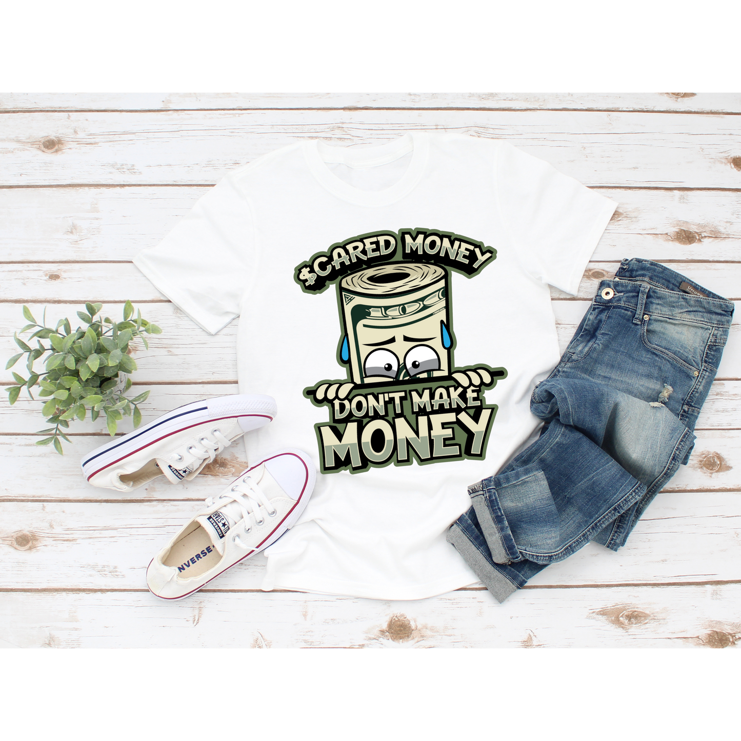 SCARED MONEY TUMBLER