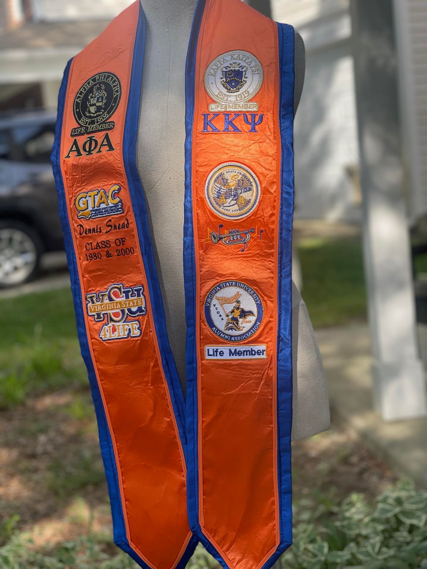 VSU CUSTOM GRADUATION STOLE